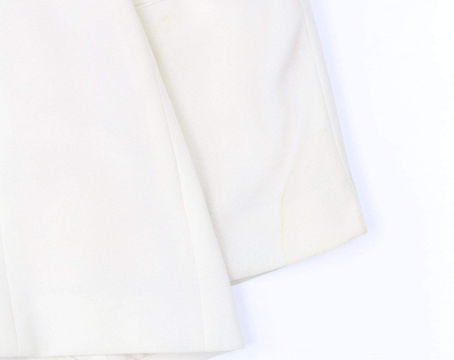 Eugen Klein Womens Ivory Polyester Blazer Size 18 Smart Formal Jacket