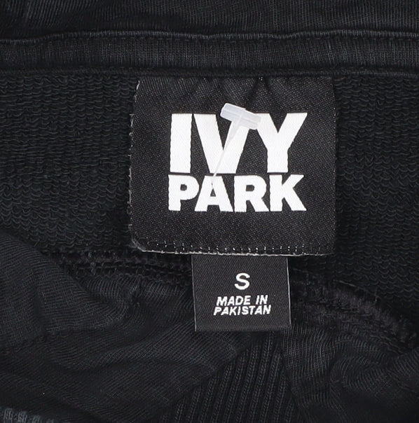 IVY PARK Men’s Black Pullover Hoodie Small Logo Graphic Hooded Sweatshirt
