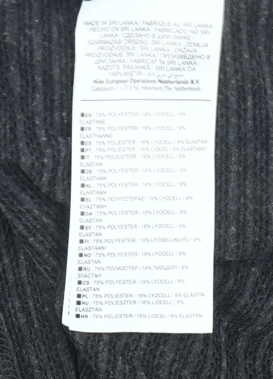 Nike Womens Grey Dri-Fit T-Shirt M Short Sleeve Gym Running Top