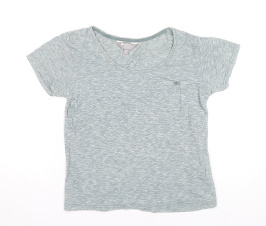 Womens UK Size 10 Mountain Warehouse Green Basic T-Shirt