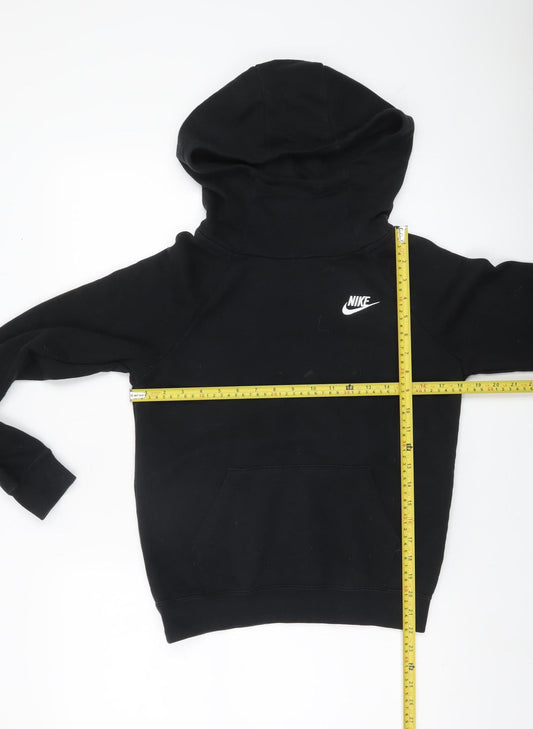Nike Womens Black Pullover Hoodie XS Logo Sportswear