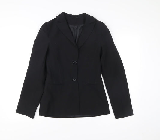 BAY Womens Black Blazer Jacket Size 8 Tailored Workwear
