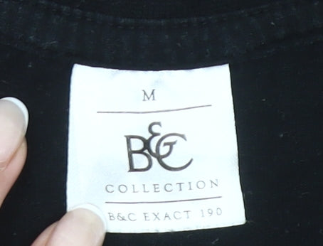 B&C Collection Men’s Black Graphic Abitur 2018 Funny School T-Shirt M