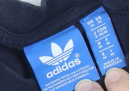 Mens UK Size M adidas Blue T-Shirt