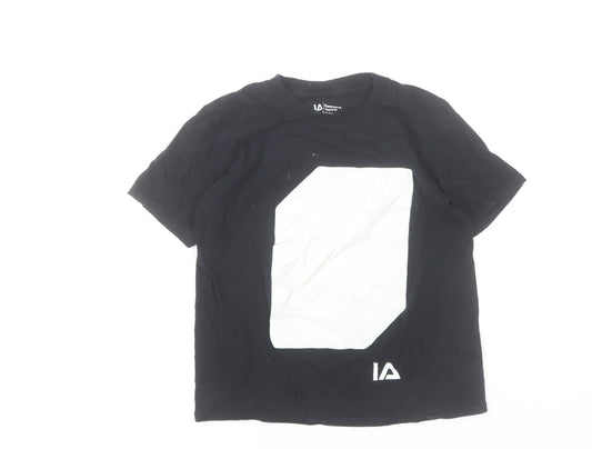Illuminated Apparel Boys Black Glow in the Dark Graphic T-Shirt 9-11 Years