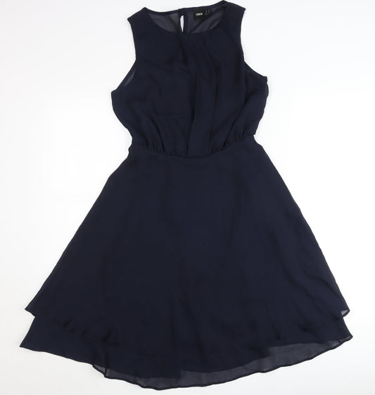ASOS Women’s Blue A-Line Sleeveless Chiffon Dress UK 8