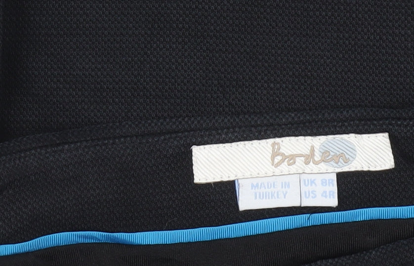 Boden Women Black Size 8 Pencil Skirt Cotton Blend Workwear