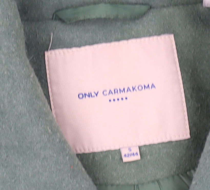 ONLY Carmakoma Women’s Green Plus Size 16 Button Jacket