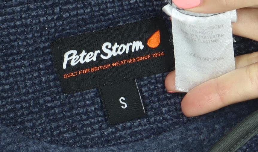 Unisex Adults UK Size S Peter Storm Blue Pullover Sweatshirt