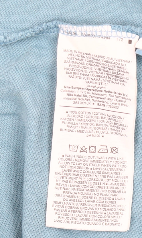 Nike Men’s Blue XL Cotton Polo Shirt Short Sleeve Casual Sportswear