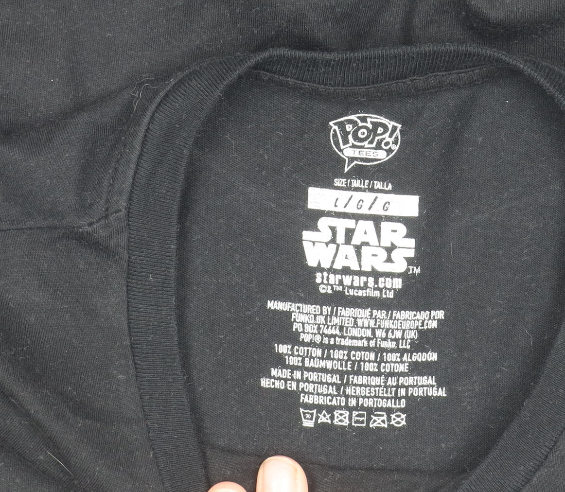 Funko Pop! Tees Star Wars Boba Fett Black Men's L Graphic T-Shirt