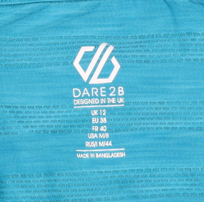 Dare 2B Womens Blue Short Sleeve Active T-Shirt UK 12