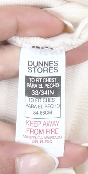 Dunnes Stores Boys Beige Skate Graphic T-Shirt Size L 85cm