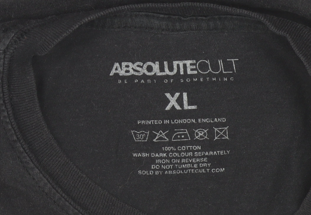 Absolute Cult Boys Black XL Marvel Avengers Graphic T-Shirt