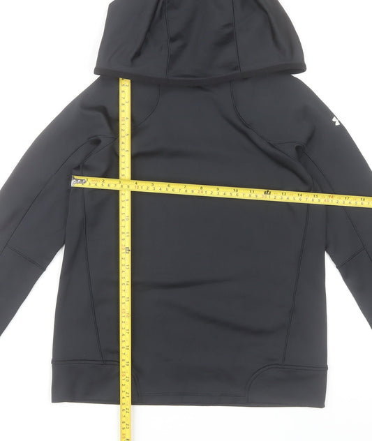 Womens UK Size XS Under armour Black Pullover Hoodie