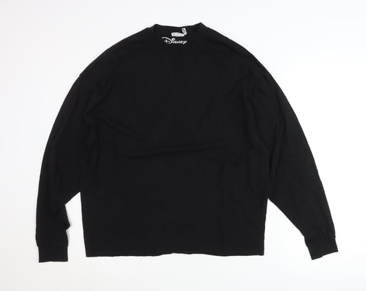 ASOS Women’s Black Disney Donald Duck Pullover Jumper Size S