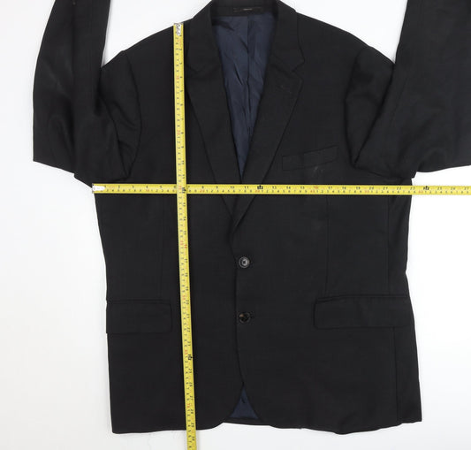 Paul Smith Men’s Black Wool Blazer Jacket 36R Classic Wedding Business