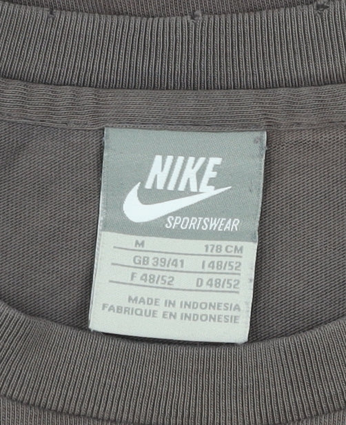Nike Men’s Grey M Graphic Sports T-Shirt Short Sleeve Cotton