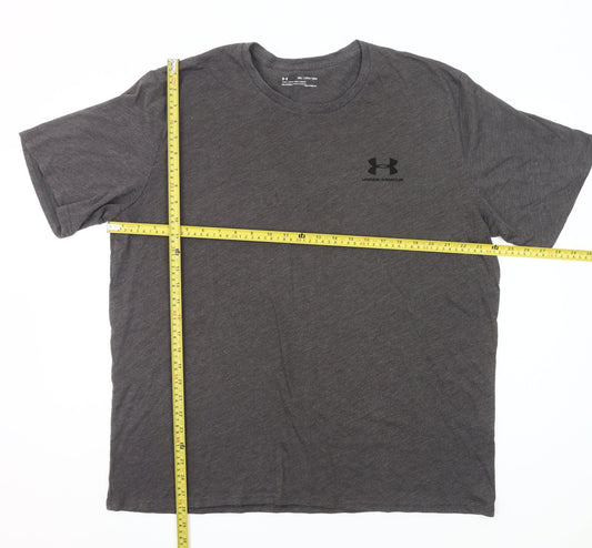 Under Armour Men’s Grey 2XL Relaxed Fit HeatGear T-Shirt