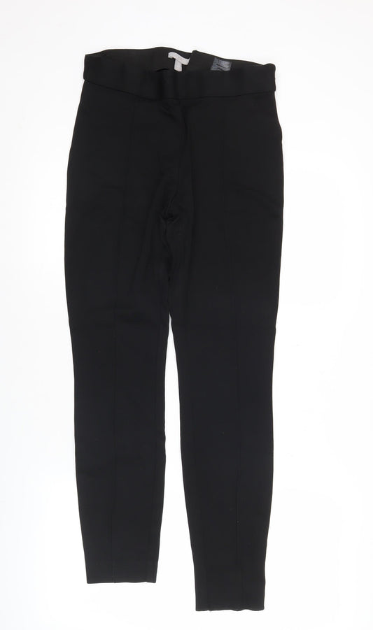 H&M Women’s Black Slim Fit Work Trousers S Regular