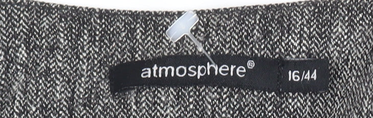 Atmosphere Womens Grey Jacket Size 16 Business Workwear Classic