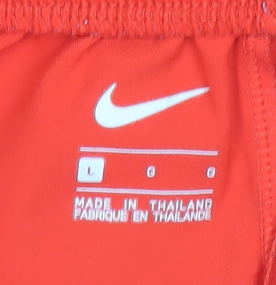 Additional view of Nike boys’ red football shorts, size L, athletic polyester activewear
