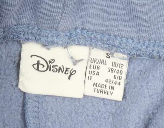 Disney Women Blue Stitch Sweatpants Size 10-12 Fleece Joggers