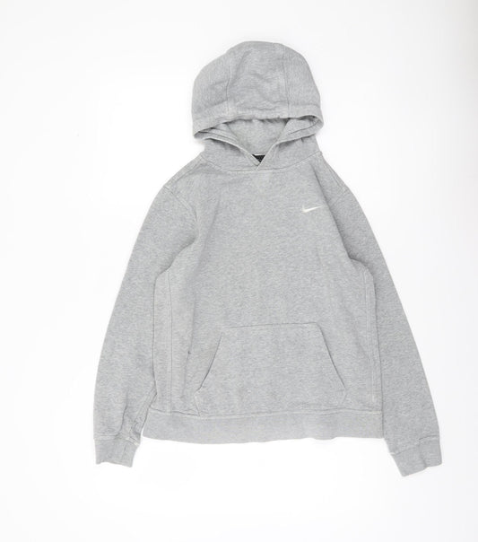 Boys UK Size 13-14 Years Nike Grey Pullover Hoodie