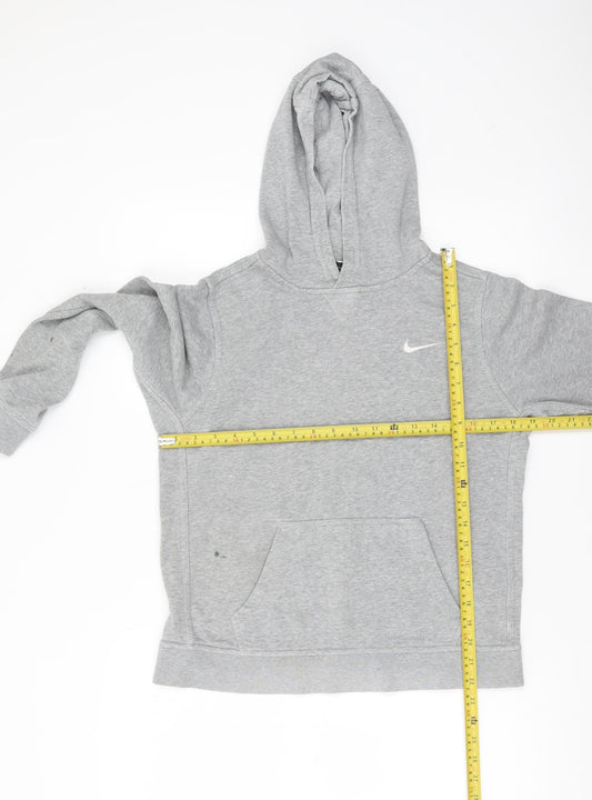 Boys UK Size 13-14 Years Nike Grey Pullover Hoodie