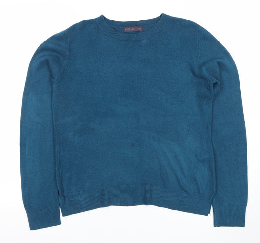 Marks and Spencer Women’s Blue Size 12 Crew Neck Jumper
