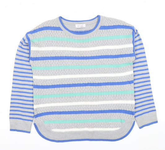 Marks and Spencer Women’s Multicoloured Striped Jumper UK 14