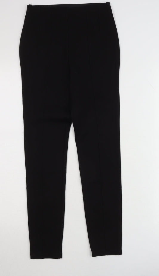 Additional front view of Dunnes women’s black xs high rise stretch leggings