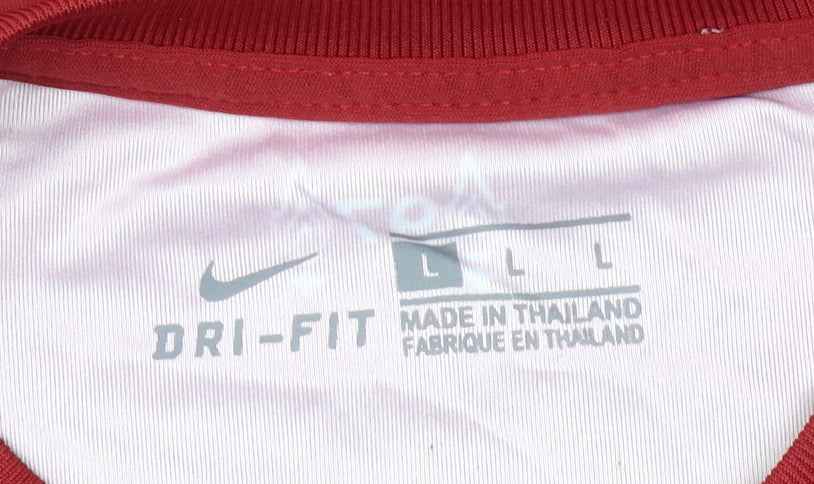 Nike Liverpool FC Men's Red Football Shirt L Mane 10 Dri-Fit