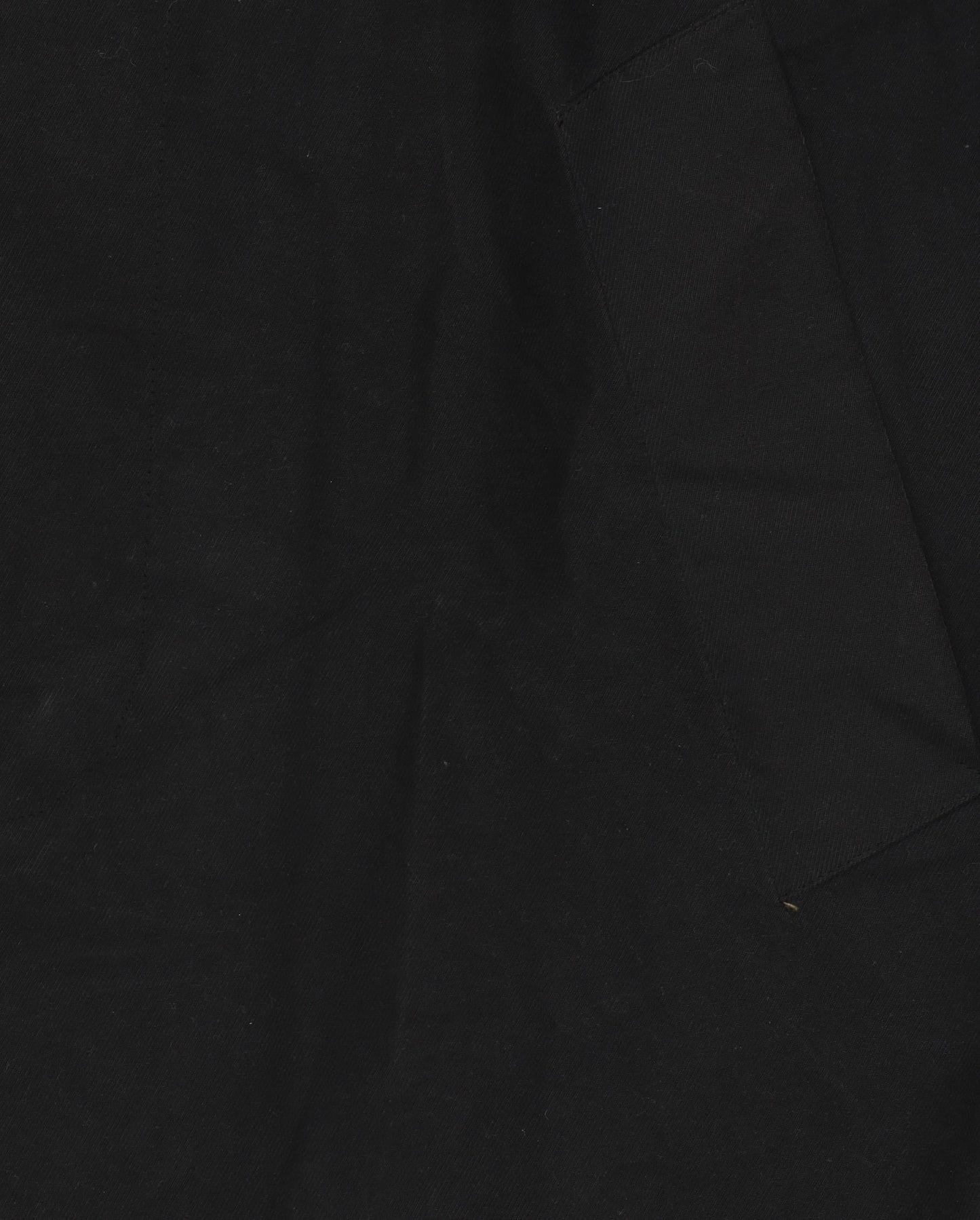 Blarney Woollen Mills Men's Black Cotton Overcoat Size M