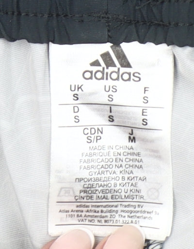 Adidas Men’s Black Small Rugby Training Shorts Elastic Waist Athletic