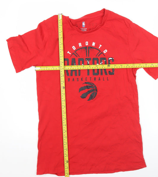 NBA Toronto Raptors Mens Red XL Graphic Print T-Shirt