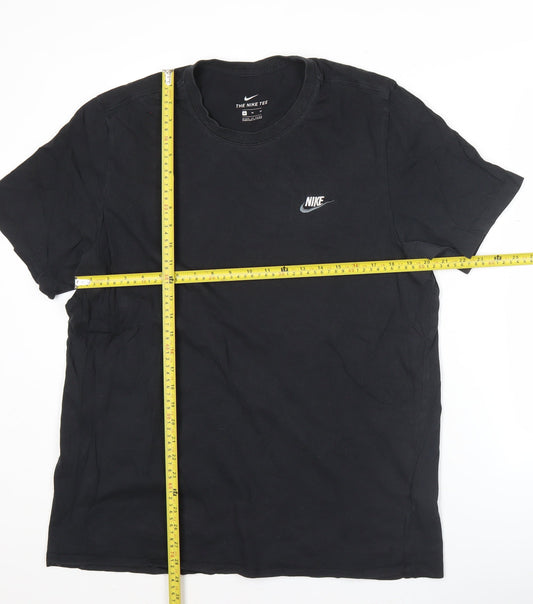 Nike Men's Black XL Short Sleeve Crew Neck Cotton T-Shirt