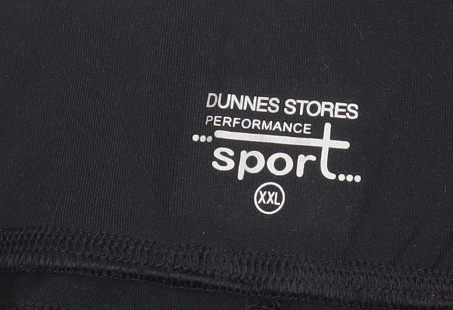 Dunnes Stores Womens Black 2XL Slim Fit Sport Leggings