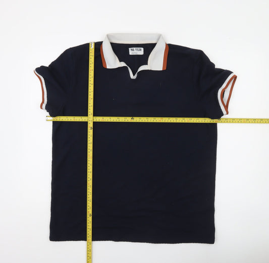 Paul Smith Men’s Blue XL Polo Shirt Short Sleeve Collared Classic Fit