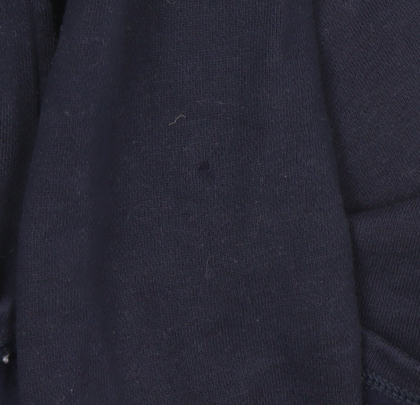 Decathlon Girls Blue Quilted Full Zip Fleece Jacket 12 Years