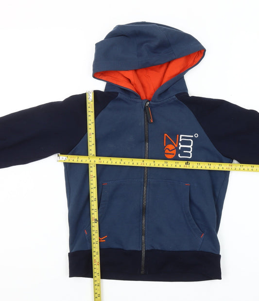 Boys UK Size 7-8 Years Regatta Blue Full Zip Hoodie
