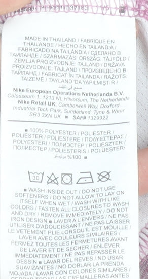 Nike Women's Pink Dri-FIT 1/4 Zip Running Track Jacket Size M