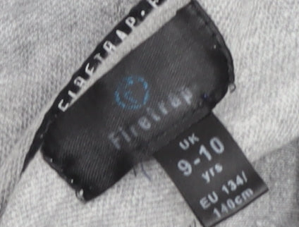 Boys UK Size 9-10 Years Firetrap Grey Pullover Jumper