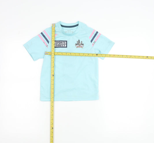O'Neills Girls Blue Short Sleeve Sports Jersey T-Shirt 5-6 Years