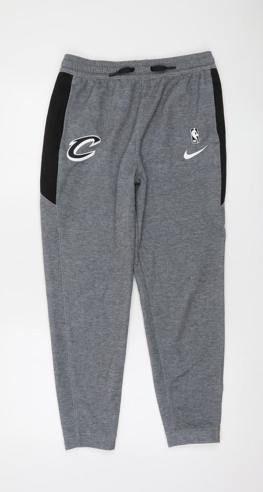 Boys UK Size L Nike Regular Fit Jogger Grey Trousers