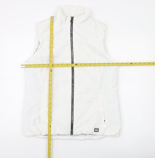 Helly Hansen Womens White XL Puffer Waistcoat Gilet Outdoor Sleeveless