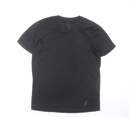 Mens UK Size M adidas Black Running & JoggingGym & TrainingFootball T-Shirt