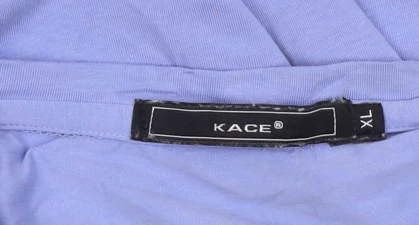 KACE Men's Purple XL Graphic Print Quote Crew Neck T-Shirt