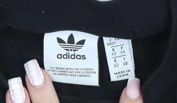 Womens UK Size 3XL adidas Black Basic T-Shirt