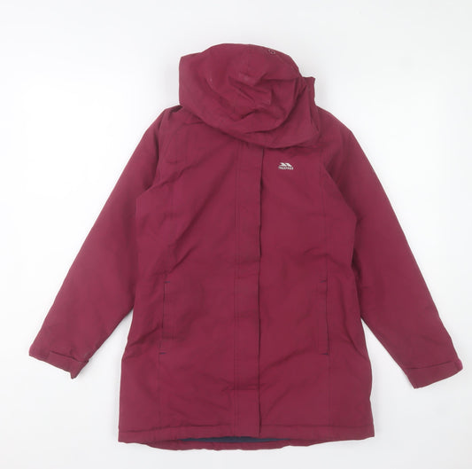 Teens UK Size 9/10 Trespass Red Parka Coat